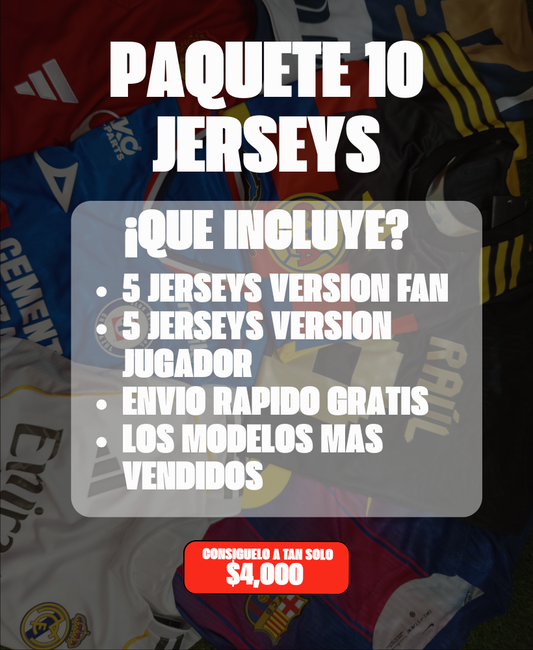 Paquete 10 piezas Surtido